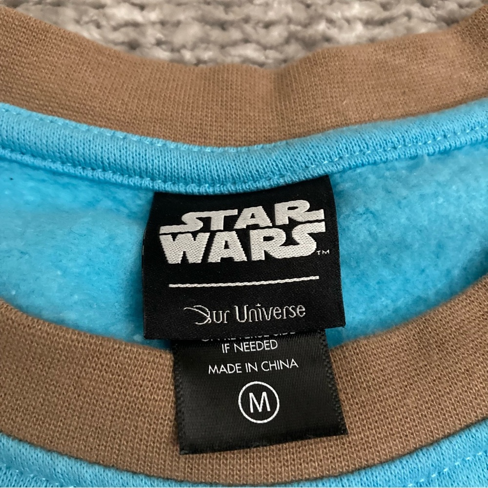 Star Wars Tatooine Crewneck Sweatshirt M Her Universe Boba Fett‎ R2D2 C3PO - Picture 3 of 7